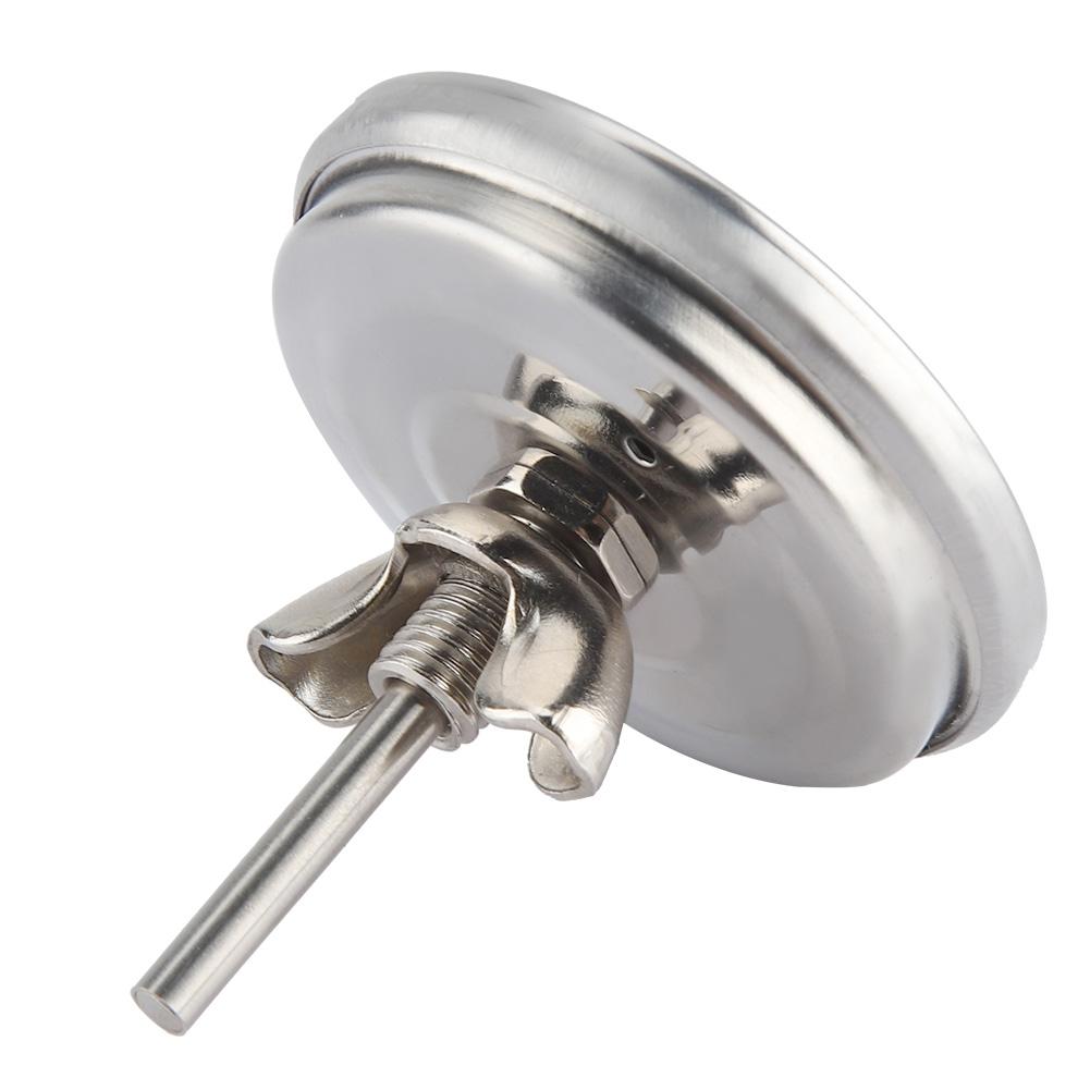 100~700℉ Термометр для гриля для барбекю Датчик температуры Аналоговый циферблат Двойная шкала Термометр для барбекю Двойная шкала Термометр Термометр