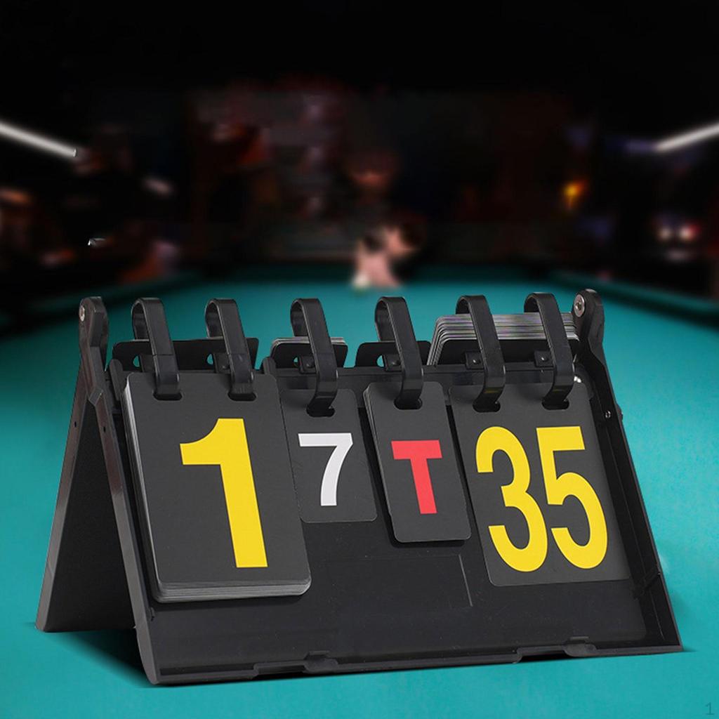 Table Scoreboard Score Board Flip Keeper Portable Flipper Ping Pong Scorekeeper for