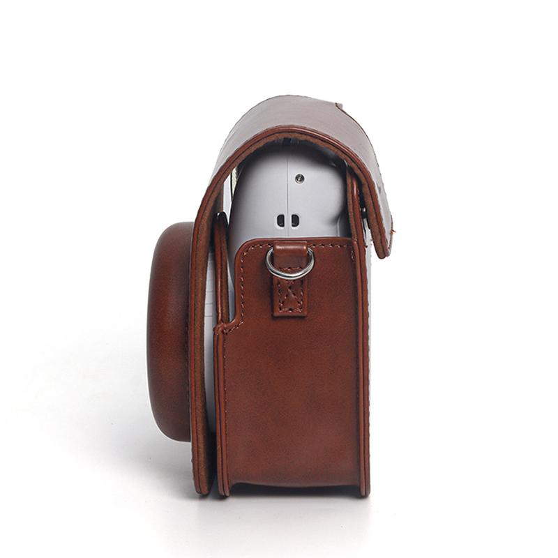 1Pc For Instax Mini 12 Case Camera Bag Pu Leather Cover Bag Camera Case For Instax Mini 12 Camera Bag With Shoulder Strap