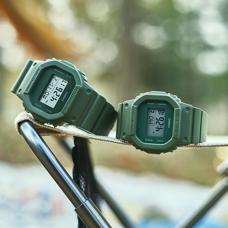 Casio Мужские часы G-SQUAD Series Черные DW-5600ET-3PR-person
