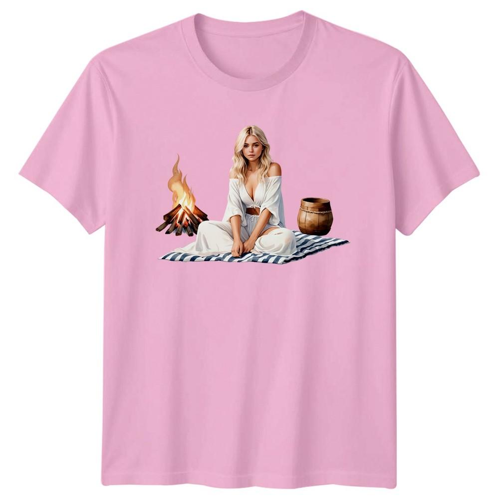 Campfire Relaxation Outdoors Graphic Tee Unisexs TShirt Unisexs Tee