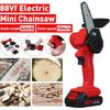 1500 Вт 4 дюйма Мини Электрическая Цепная Пила Резак для Дерева Аккумуляторная Электрическая Пила 24 В Пила для Одной Руки