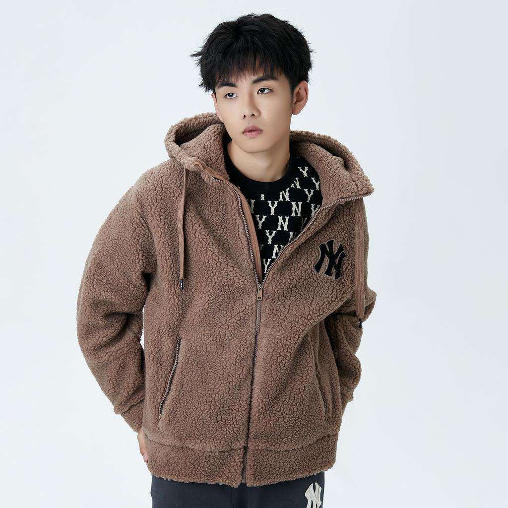 New MLB New York Yankees Velvet Jackets Unisex Brown 3AJPF0516-50BGD