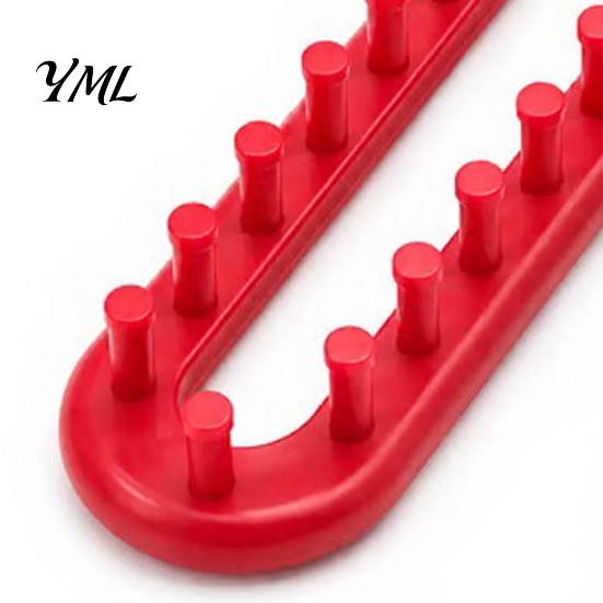 Knitting Loom Kit Long Hook Set, Beginner for DIY Hat Beginners Weaving Tool Scarf Shawl, Plastic Rectangular Yarn with Crochet Blanket Making