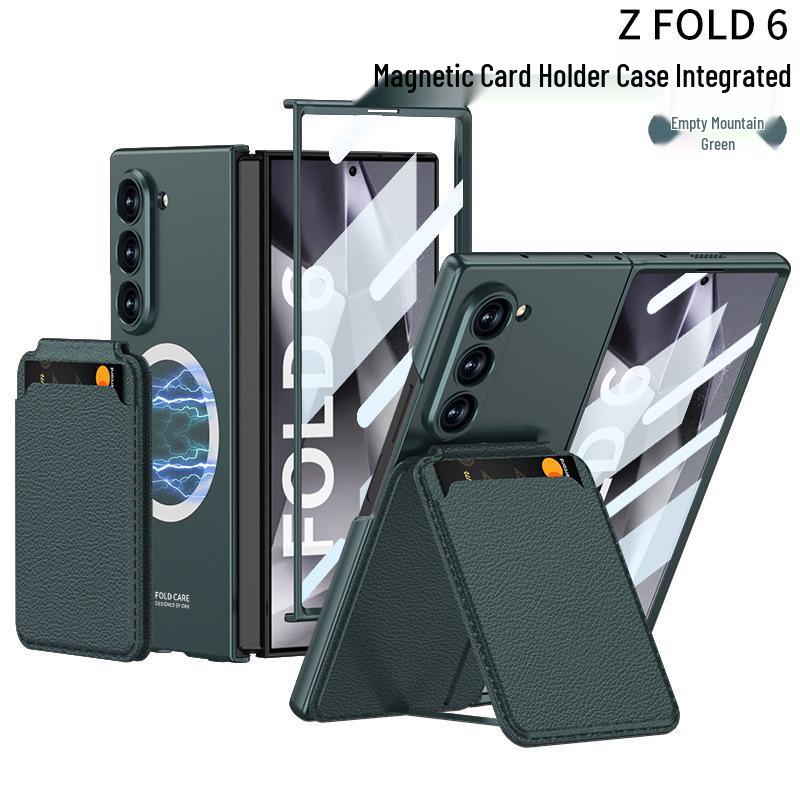 Магнитный чехол-подставка для карт для Samsung Z Fold7/6/5 - Многофункциональный, Съемный, Ультратонкая защита