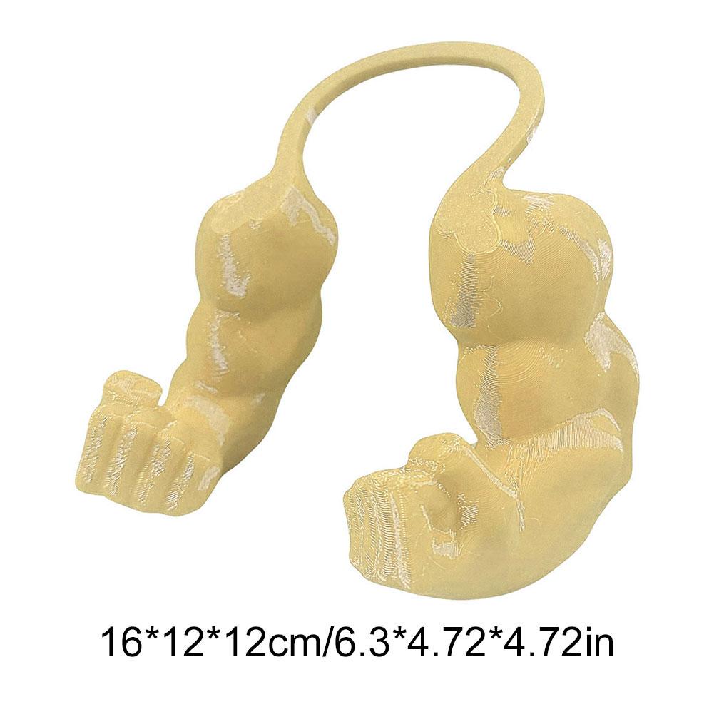 Кошачьи мускулистые руки 3D-печать Креативный смешной кот Подвесной декор на шею Аксессуары для костюма питомца для косплея на Хэллоуин, вечеринку по случаю дня рождения