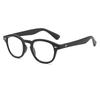5 Colors Vintage Reading Glasses Trendy Oval Frame Presbyopia for Men Women Lightweight Stylish Far Sight Eyeglasses 0+1.0+4.0