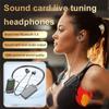 LED Power Display Neckband Bluetooth Headphones Wireless Bluetooth 5.4 Running Cycling Wireless Headset Earbuds with Microphone