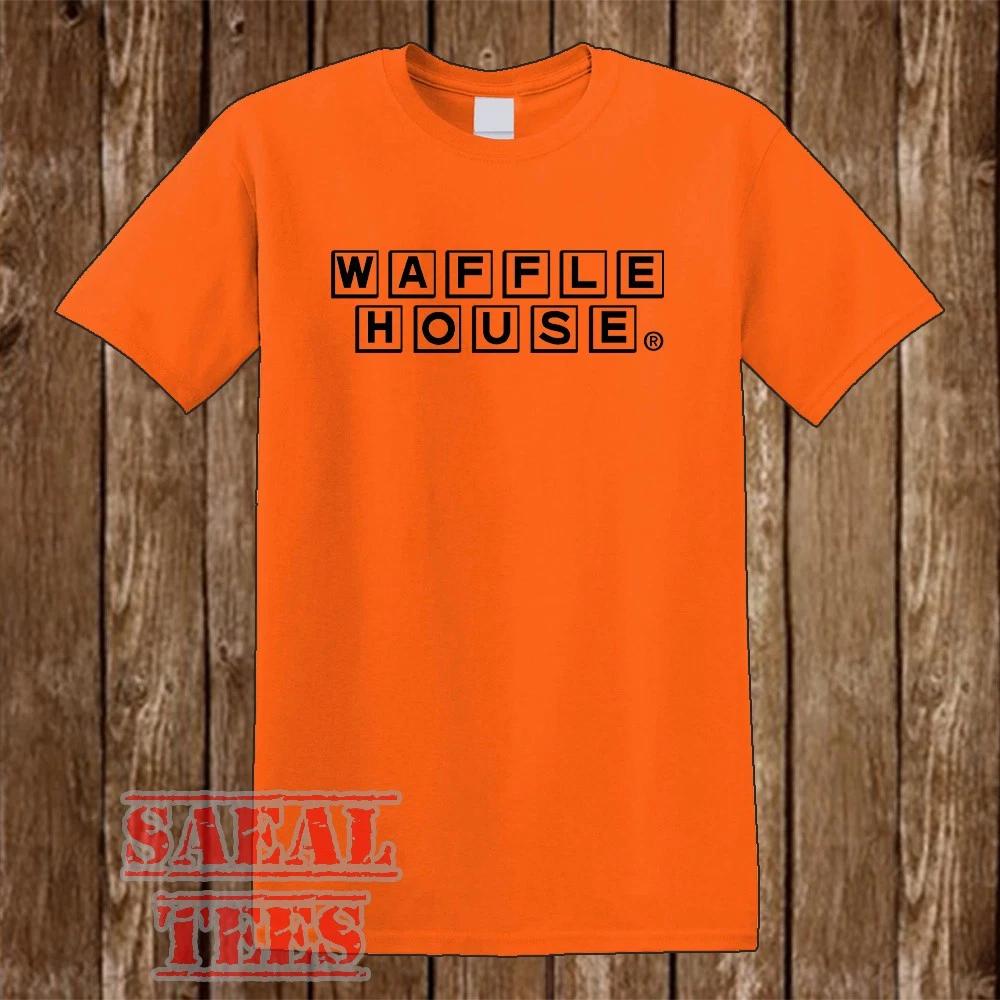 Waffle House Ретро-ресторан Мужской Оранжевый Размер S-5XL