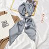 Luxury Design Long Silk Scarf Women Summer Fashion Bag Handle Ribbon Ladies Horse Print Headband Small Hair Scarves Female