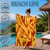 Egg Yolk Delight Beach Towel, Microfiber Beach Towel, Perfect For Pool, Beach, Travel, Home Decor Beach Party Fan gifts