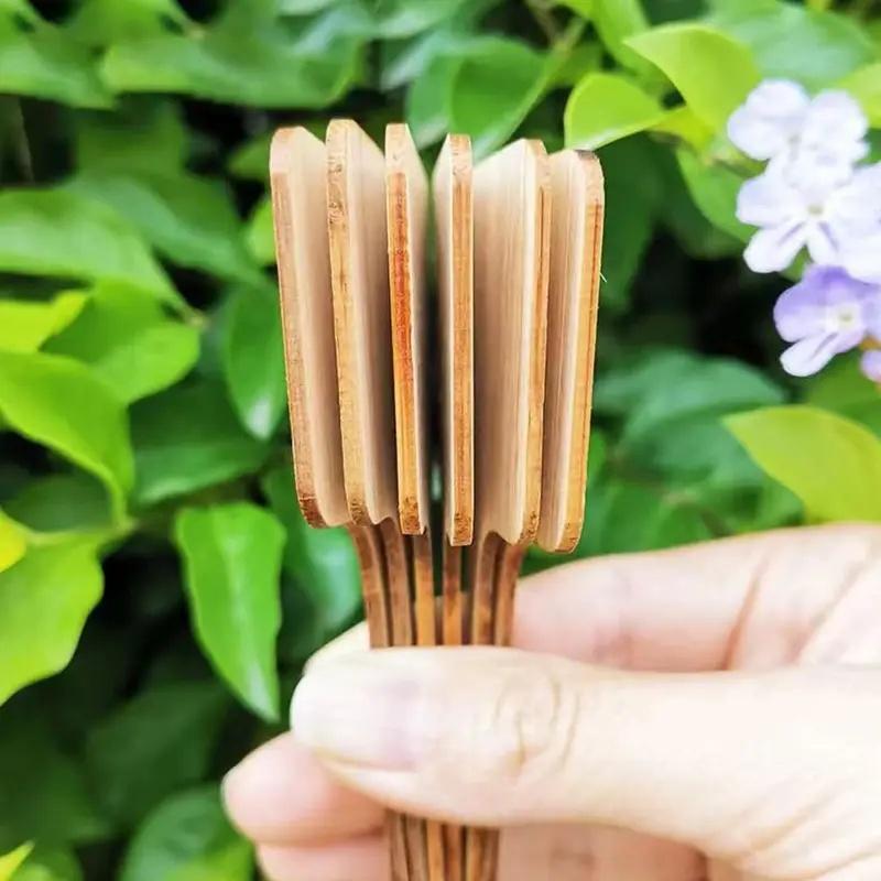 20/40/60Pcs Wooden Plant T-Type Labels Fruit Dessert Flower Pot Handwritten Marker Garden Seed Christmas Party Food Sign Tag