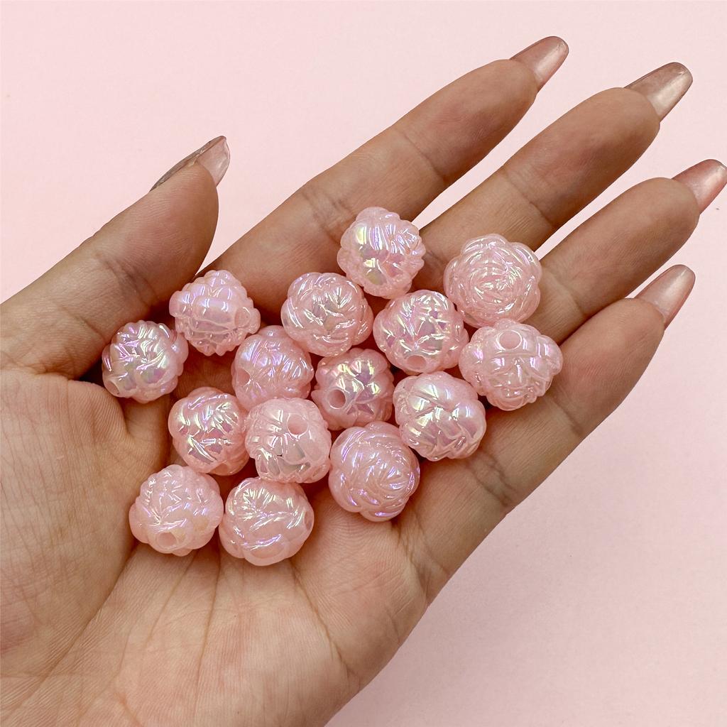 15 шт 21 мм модные акриловые цветы свободные бусины для самостоятельного изготовления ожерелий браслетов ювелирных изделий