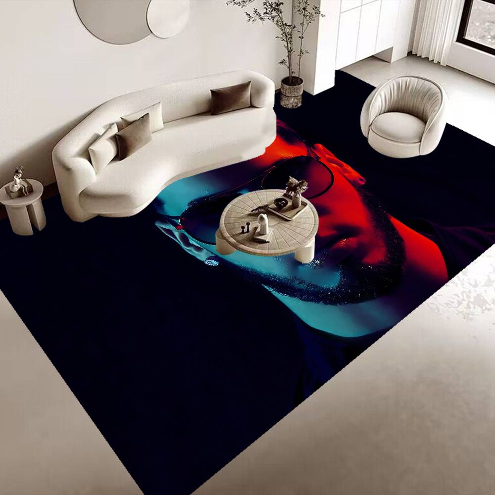 Classic Rapper Anuel AA Music Floor Mat Cheaper Anti-slip Modern Living Room Balcony Printed Bedside Mats