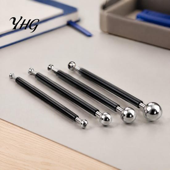 Clay Shaping Tool Set 4Pcs Polymer Set, Sculpting Stick with Stainless Steel Ball Rods Ball, 4 Size DIY Fondant Pottery Modeling Tools