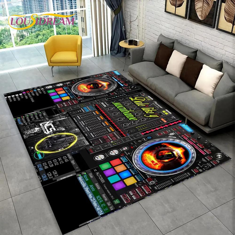 3D DJ музыкальный экран, коврик для клавиатуры, ковер для гостиной, спальни, дивана, коврик для прихожей, спортивный коврик для йоги, нескользящий напольный коврик