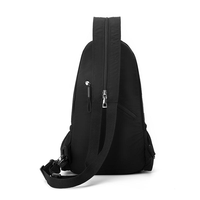 Waterproof Multifunctional Backpack Outdoor Travel Bag Solid Color Shoulder Bag Women's Chest Bag