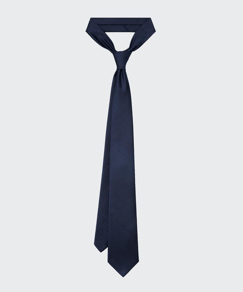 MUSINSA STANDARD Silk Solid Tie [Navy]