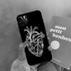 Чехол-Арт с изображением Анатомии Человека Сердце Для iPhone 17 Air 13 16 15 11 12 14 Pro Max 13 mini XR 15 16 Plus 16e Задняя Крышка Корпус