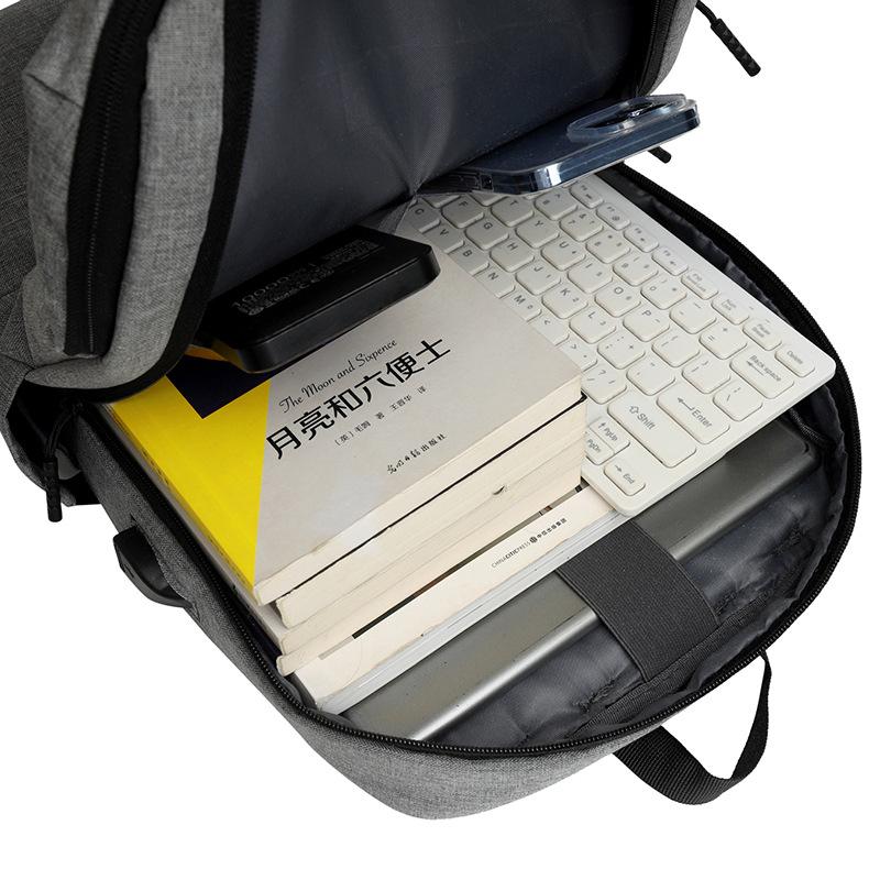 Новый унисекс однотонный водонепроницаемый и дышащий деловой модный повседневный универсальный рюкзак для повседневного использования