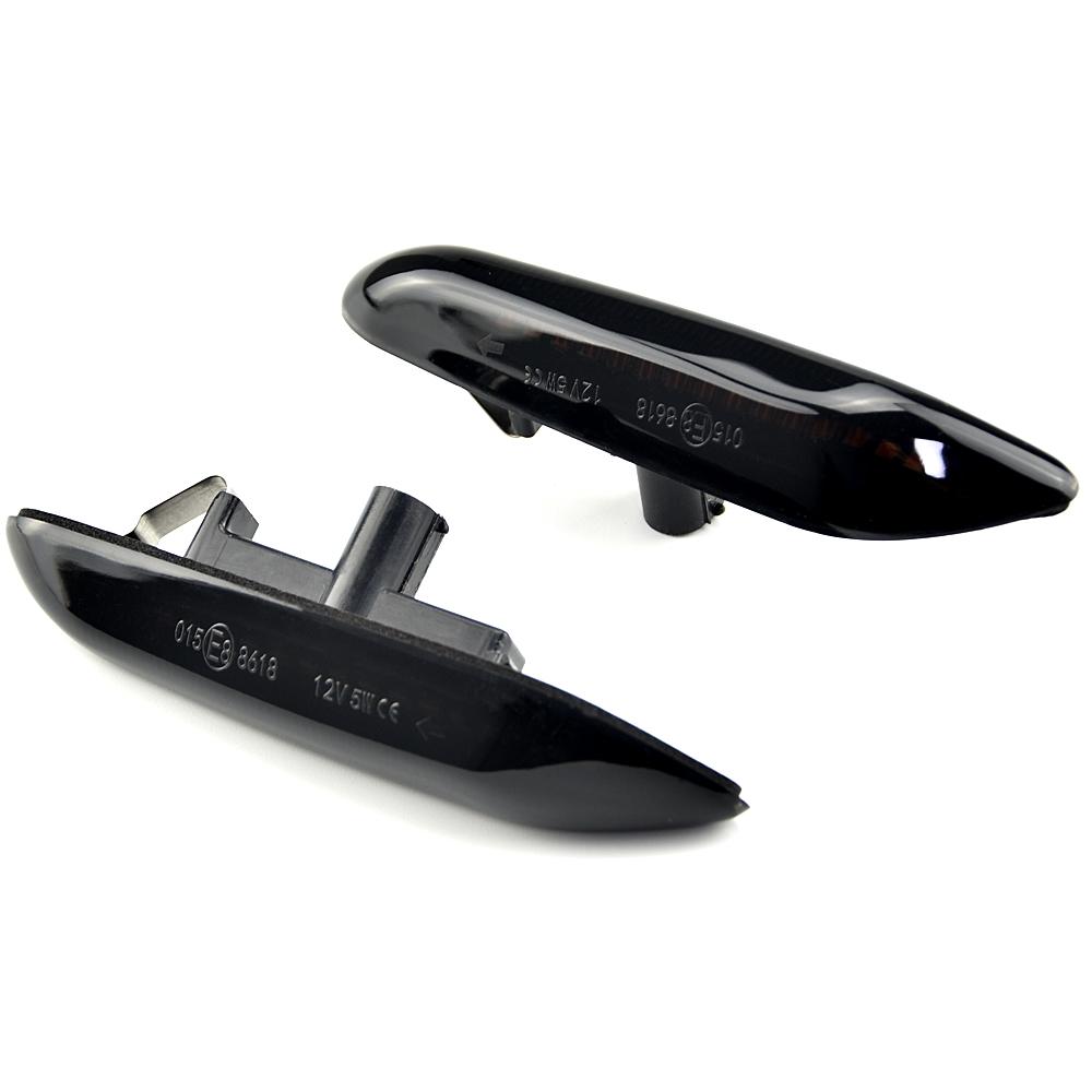 Динамический светодиодный боковой габаритный фонарь с указателем поворота для BMW E90 E91 E92 E93 E60 E87 E82 E46