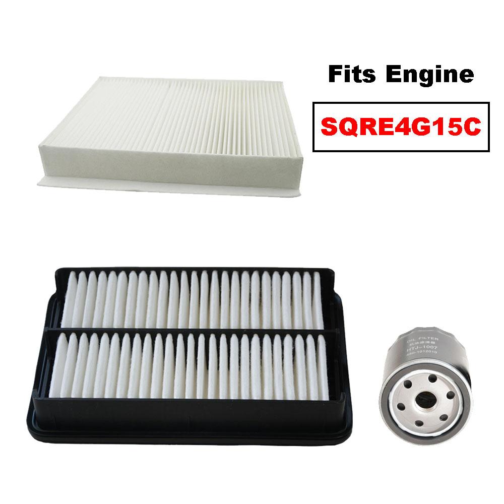 3pcs Filter Set For CHERY ARRIZO 6 PRO / Omoda S5    2024 1500cc Enigne Cabin Air Oil Filter Spare Parts Accessories