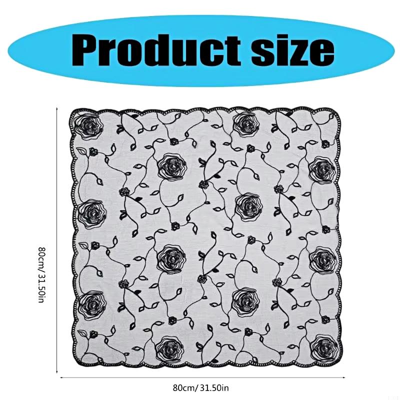 1Pc Lace Versatile Patterned Photography Props Headscarf Fashion Wedding Headscarf Scarf Cotton