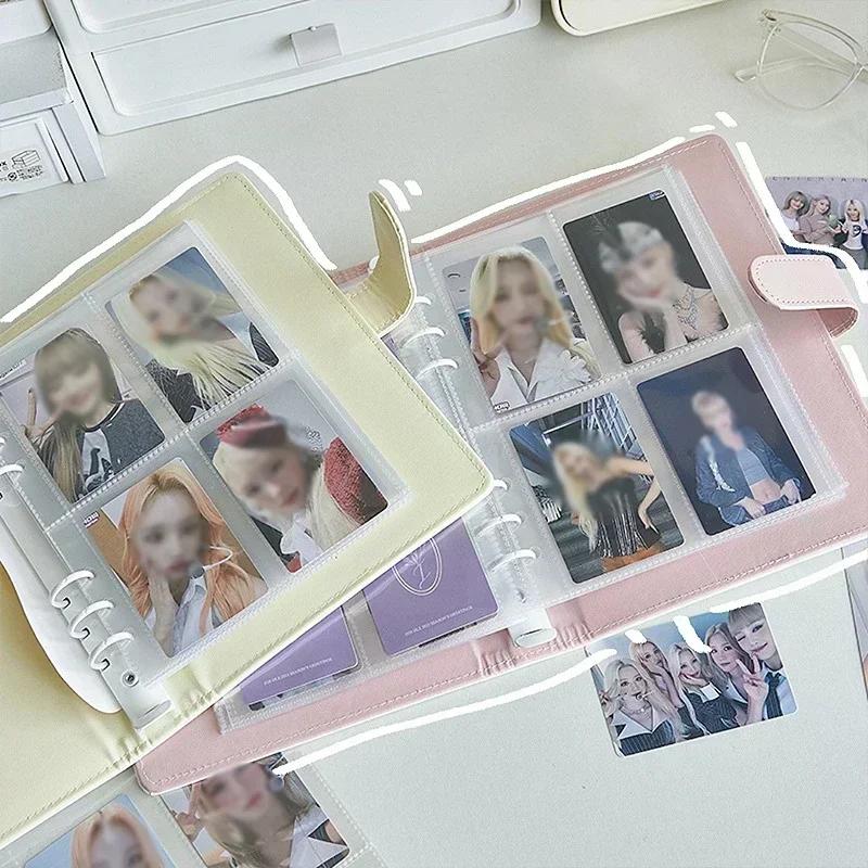 Папка для фотокарточек Папка для фотокарточек Коллекционная книга K-pop Папка для фотокарточек Альбом Фотоальбомы A5 Набор для переплета книг