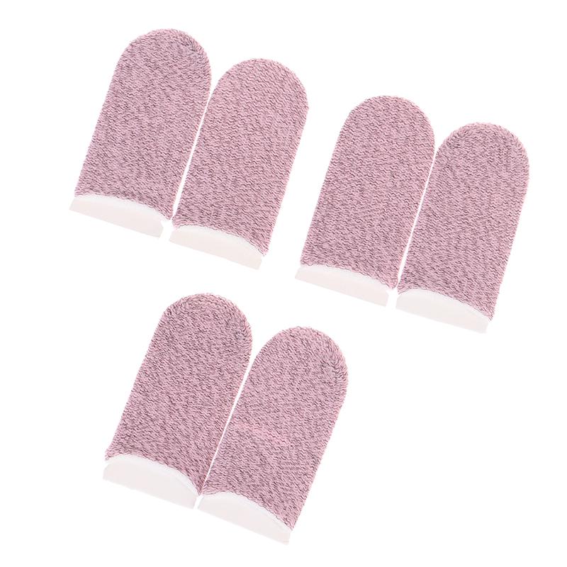 6 шт. перчатки для сенсорных экранов с защитой от пота и защитой большого пальца для мобильных игр