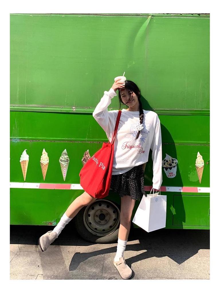 Женская повседневная футболка с длинным рукавом и круглым вырезом с принтом - Приталенная, Защита от солнца, Свободный крой, Белая летняя накидка.