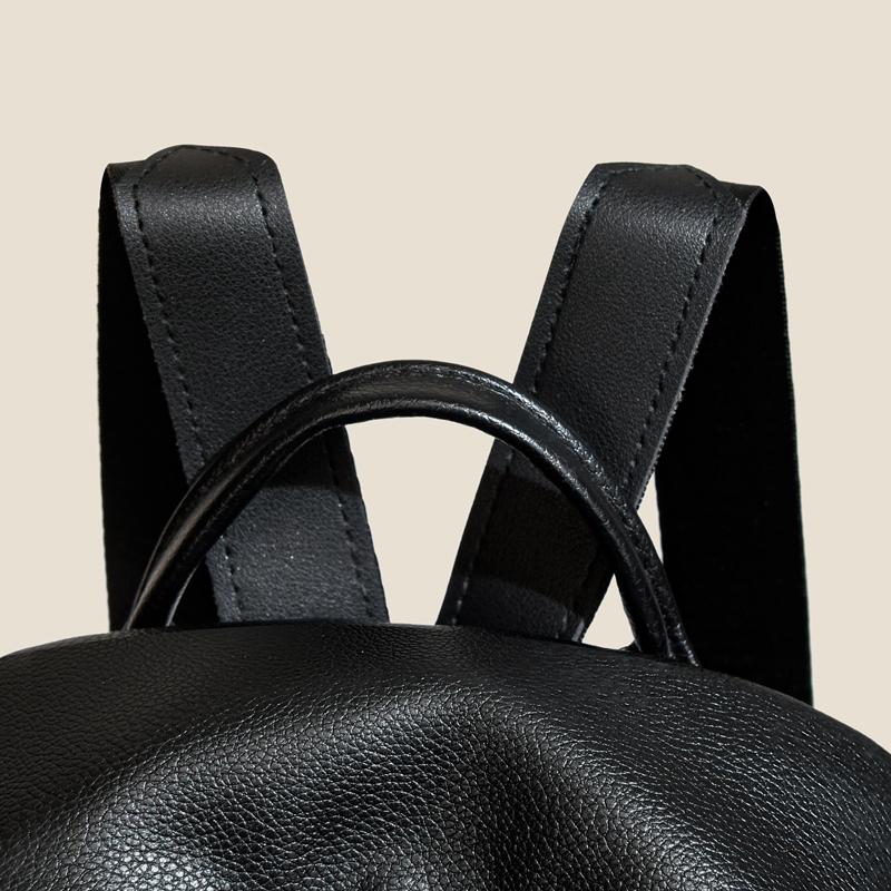 Сплошной цветной рюкзак Женский кожаный рюкзак Дорожная сумка