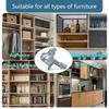 100Pcs Zinc Alloy Bookshelf Pegs Pin Shelf Support Pins Kitchen Cabinet Shelf Pegs Bookcase Pins Part Easy To Use