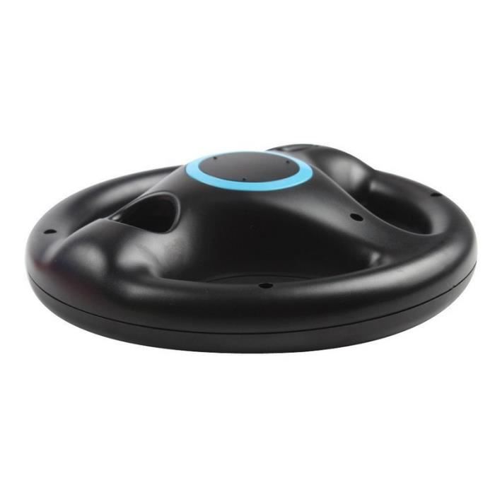 Steering Wheel Video Games Console Accessories for Nintendo Wii Black