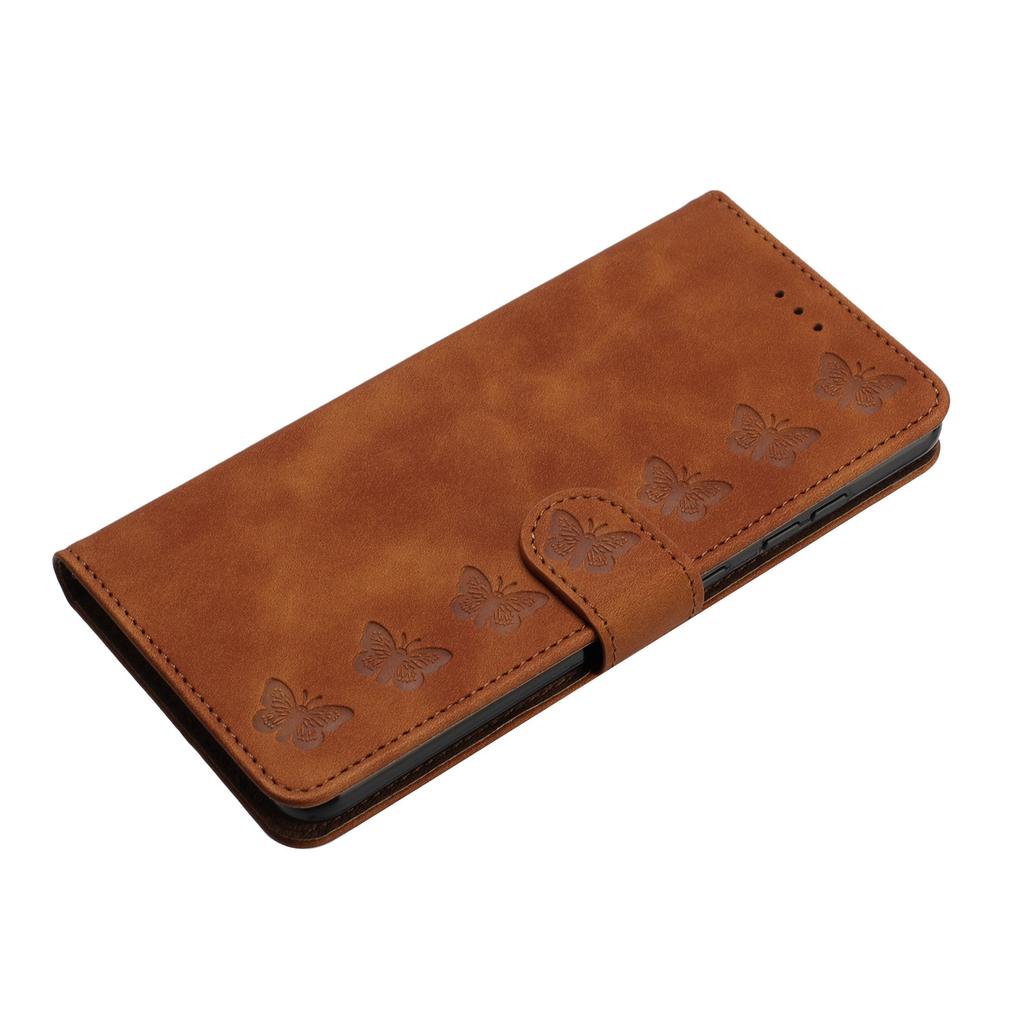For Realme 12 4G/12+ 5G Case Imprinted Butterfly Leather Wallet Phone Cover
