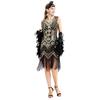 1920s Gatsby-Inspired Beaded Sequin Fringe Dress - Retro Evening Style for Women