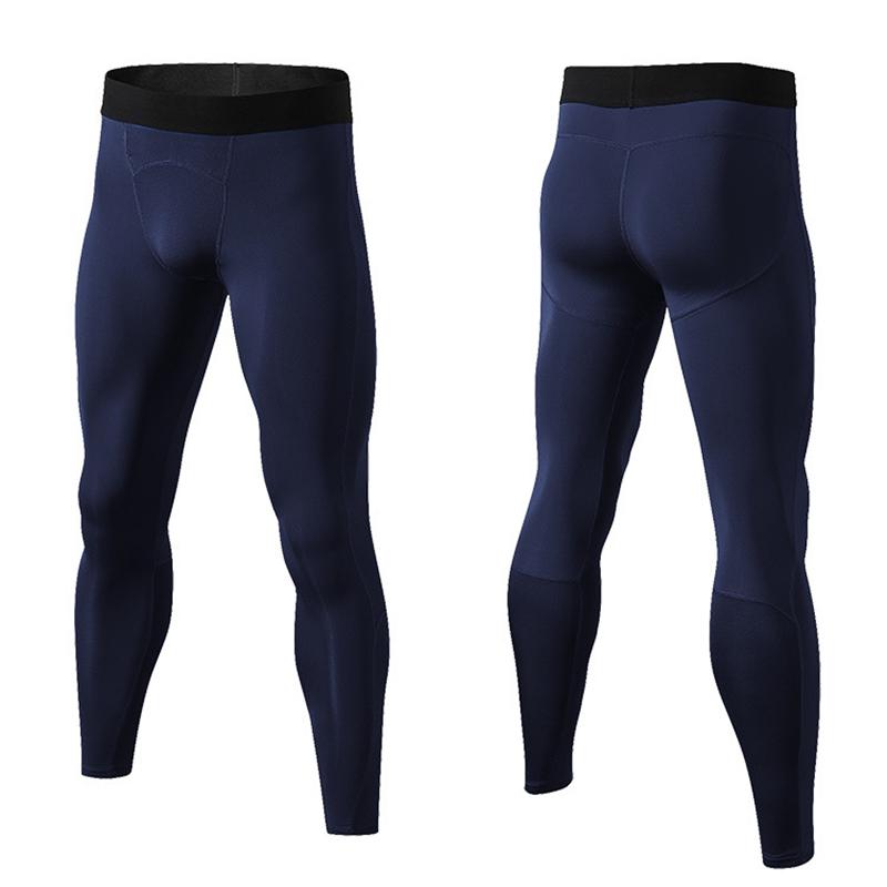 Мужские компрессионные штаны для бега в тренажерном зале, велосипедные леггинсы для бодибилдинга, фитнеса, тренировок, бега на открытом воздухе, для домашнего спортзала, длинные брюки