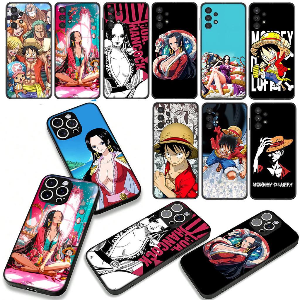 One Piece Luffy Boa Hancock for Samsung Galaxy A25 A37 A57 A12 A14 A31 A41 A50 A51 A70 A71 A72 A21S A04 M15 Note 20 9 8 10 Case