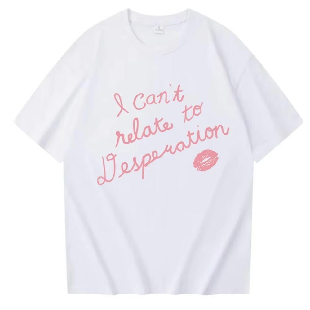 Футболка с коротким рукавом Sabrina Carpenter Espresso Мерч Sabrina Carpenter Харадзюку Унисекс Круглый вырез Повседневная футболка эмо