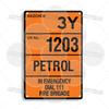 Biological Hazchem Sign Arsenical Pesticides Warning Plaque Corrosive Liquid Diesel Fill Point Toxic Material Farm Hazard Poster