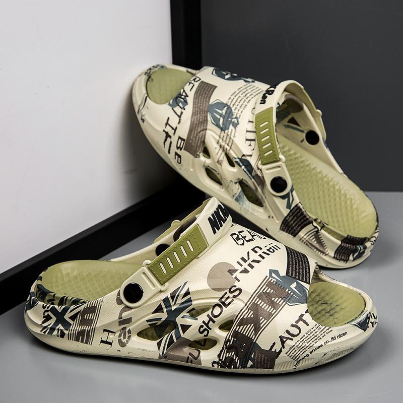 Модные тапочки для мужчин Нескользящие сандалии Мужская платформа 2025 Модная обувь Ева Взрослые Летняя распродажа Низкая цена Хлопушки Дизайнерская Роскошь