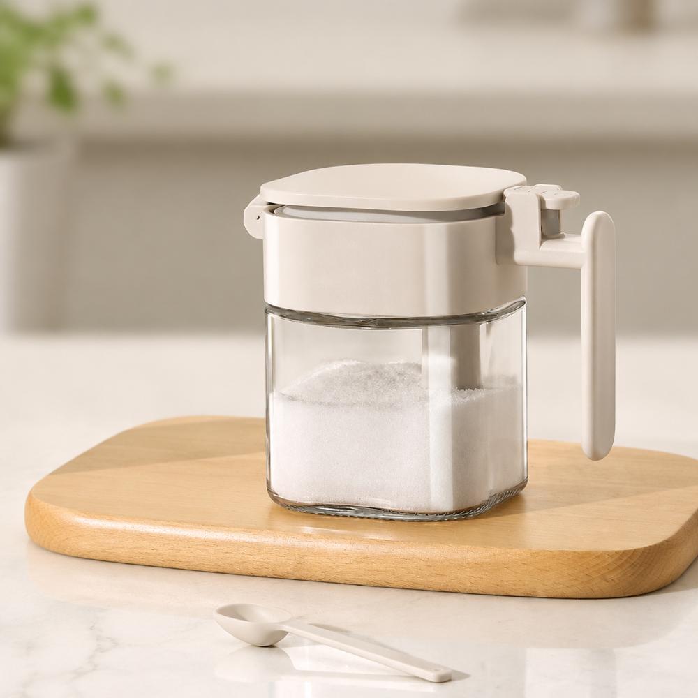 Moisture Proof Seasoning Jar Dustproof Salt Container Practical Sealed Spice Jar  Home Kitchen