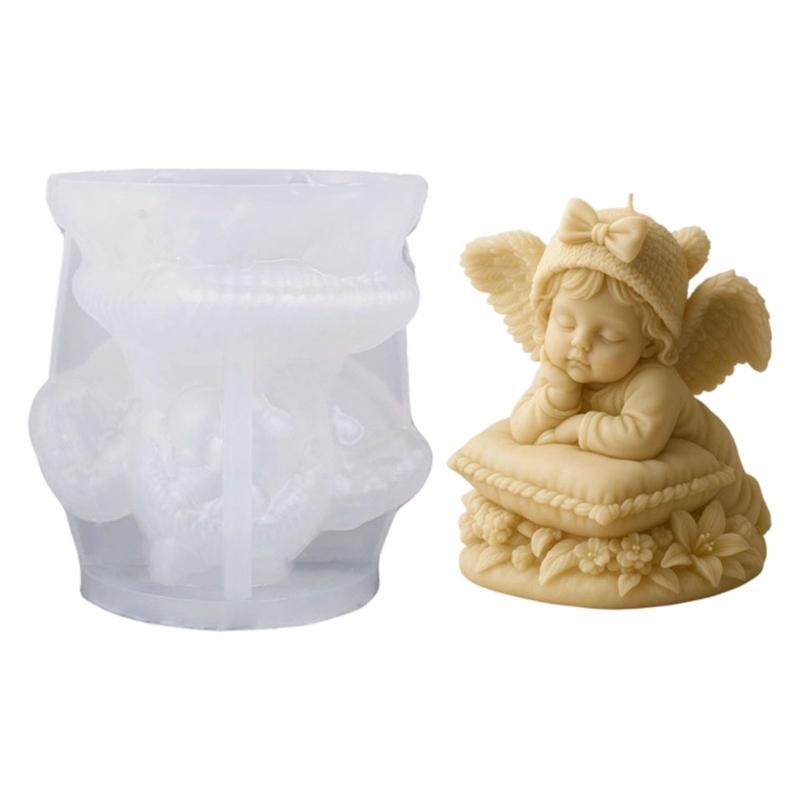 Baby Girl Shape Candle Mould for Decorative Craft Projects, Resin Casting Mould for Handmade Display Work and Project Use