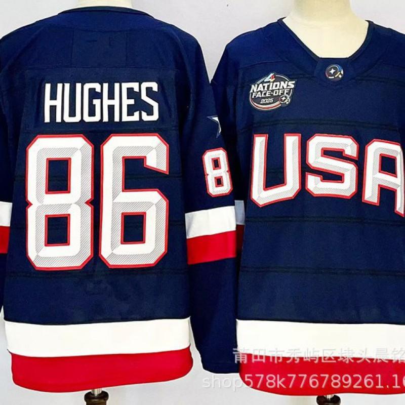 Mens Ice Hockey Jersey Toronto Maple Leafs 34 86 USA Team 19 Embroidered Custom Sport Uniform