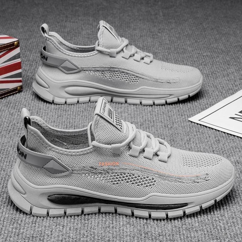 Мужская обувь летняя тонкая сетка дышащая легкая спортивная обувь для бега новая универсальная трендовая повседневная обувь