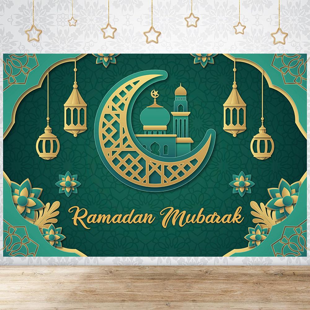Тема вечеринки Ид Традиционный фон Украшения Ramadan Mubarak для дома Исламский Мусульманский Kareem Eid Al Adha Реквизит Подарок Постер