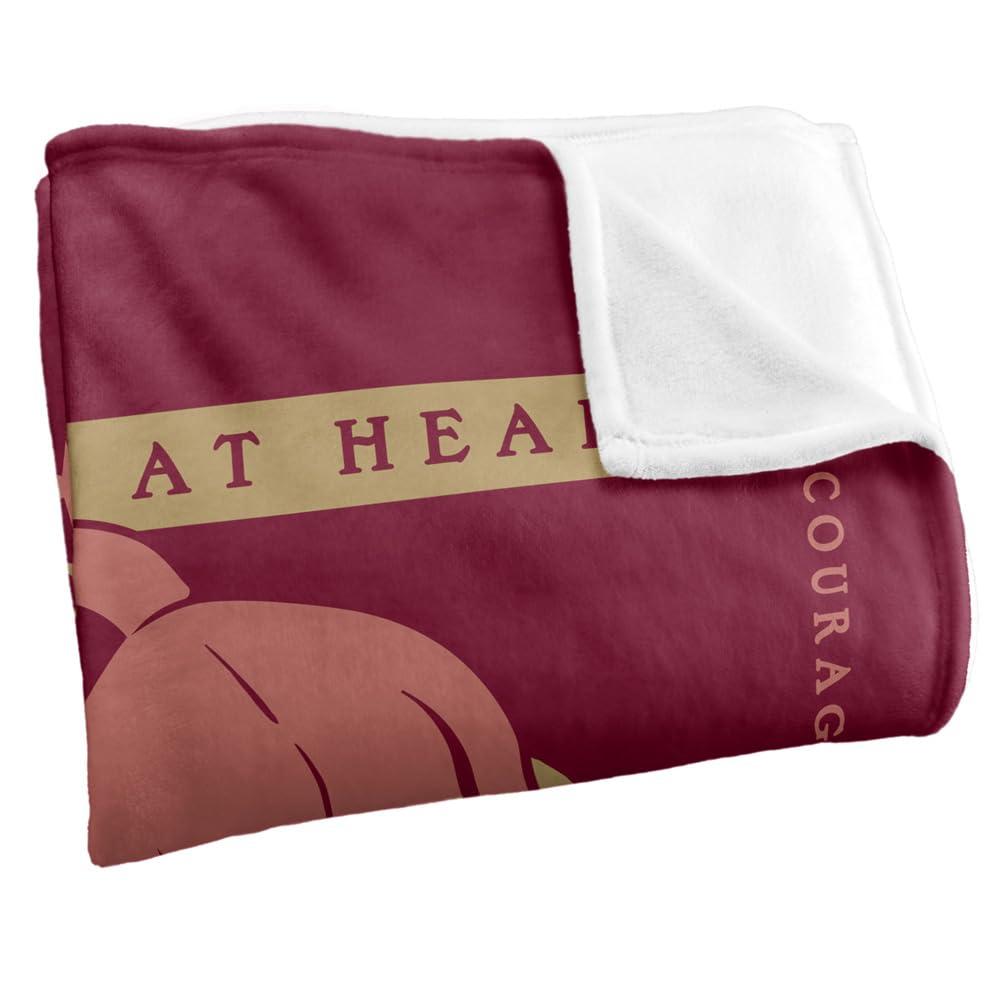 Harry Potter Brave At Heart Gryffindor Blanket