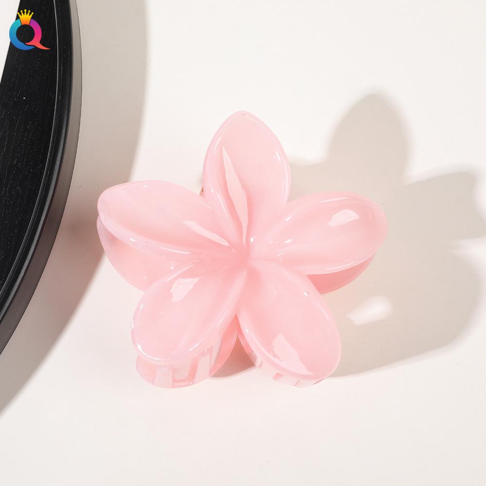 Fashion Bauhinia Egg Flower Hair Clip Back Head Bun Grab Clip Shark Hair Clip Accessories