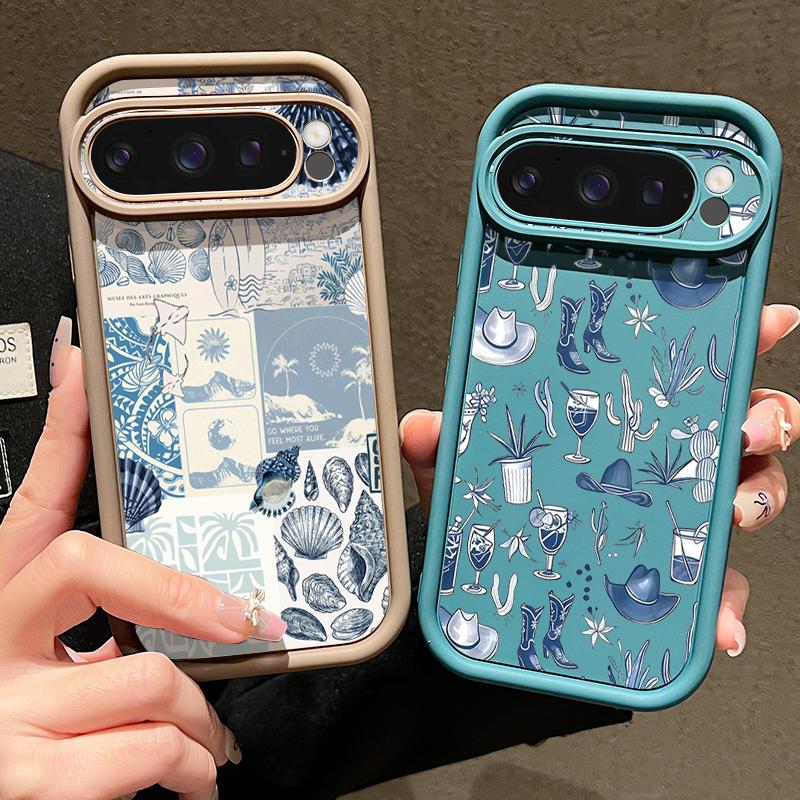 Чехол с принтом «Линия Лист» для Google Pixel 10 Pro XL 9 8 7 Pro, противоударный бампер, мягкая силиконовая задняя крышка для телефона Google 9A 8A 7A
