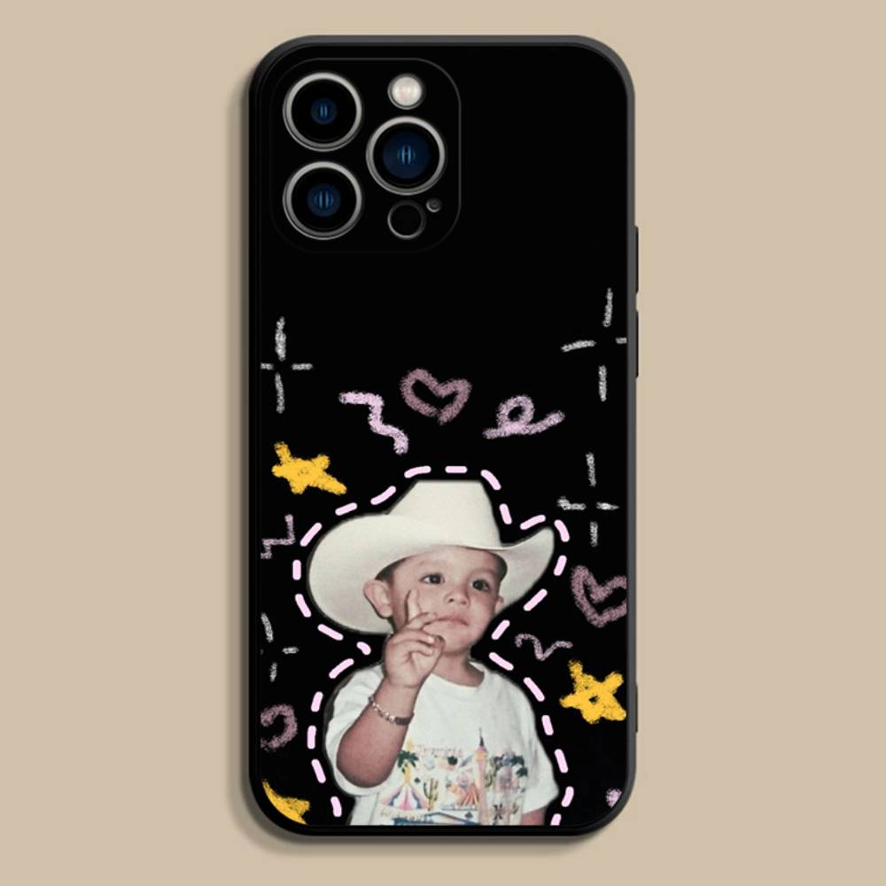 Singer J-Junior H Phone Case For iPhone 17,16,15,14,13,12,11,Pro,Max,Plus,E,SE4,Air,Mini Black Precise Hole Matching