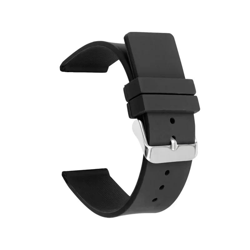 12 мм 14 мм 16 мм 18 мм 20 мм 22 мм 24 мм силиконовый ремешок для Omega мягкий резиновый ремешок конфетного цвета для мужчин и женщин сменные аксессуары для браслета
